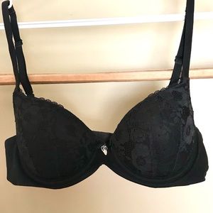 🔆Victoria Secret Bra 36B black Lined Demi